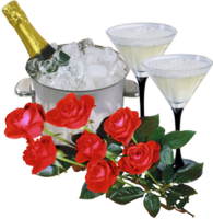 valentine's day champagne for two